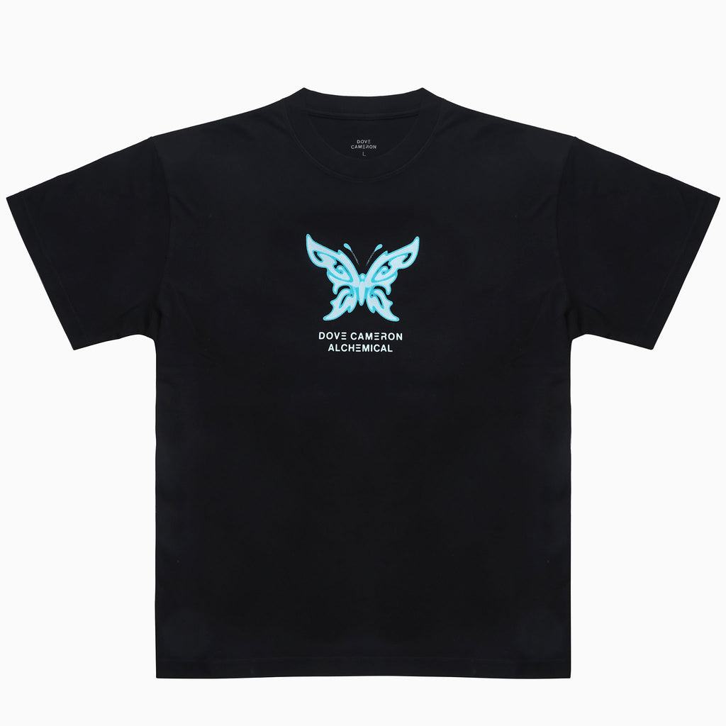 CHRYSALIS SS TEE - VINTAGE BLACK